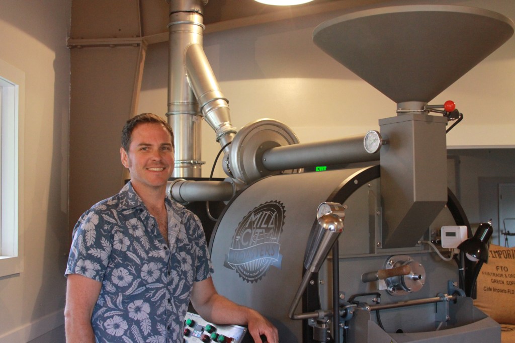Full Keel Coffee Roaster and owner Jared Trimbo